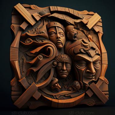 3D модель Игра st эпическая арена (STL)